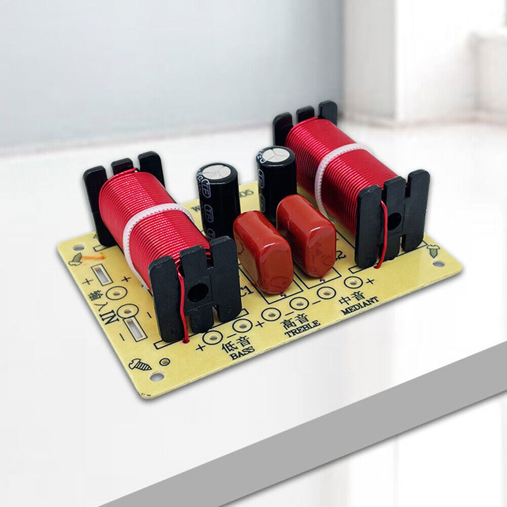 3 Way Speaker Crossover Circuit Treble Midrange Bass Frequency Divider Kit