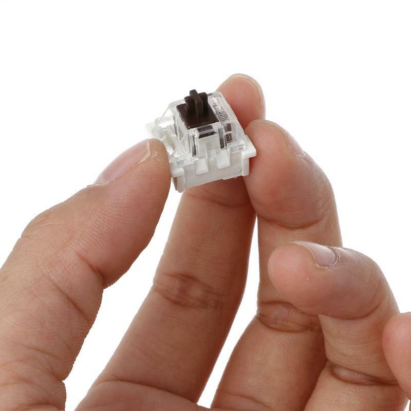 10Pcs 3 Pin Mechanical Keyboard Switch Brown Replacement For Gateron Cherry MX