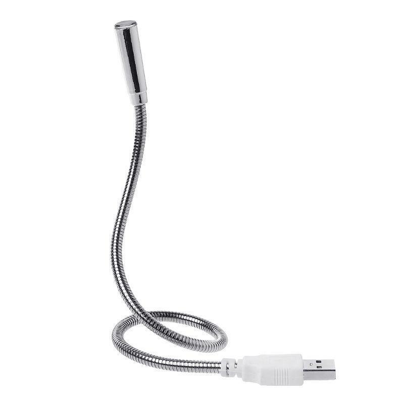 USB Flexible Light Keyboard Lamp Rechargeable Adjustable Hose Night Illumination