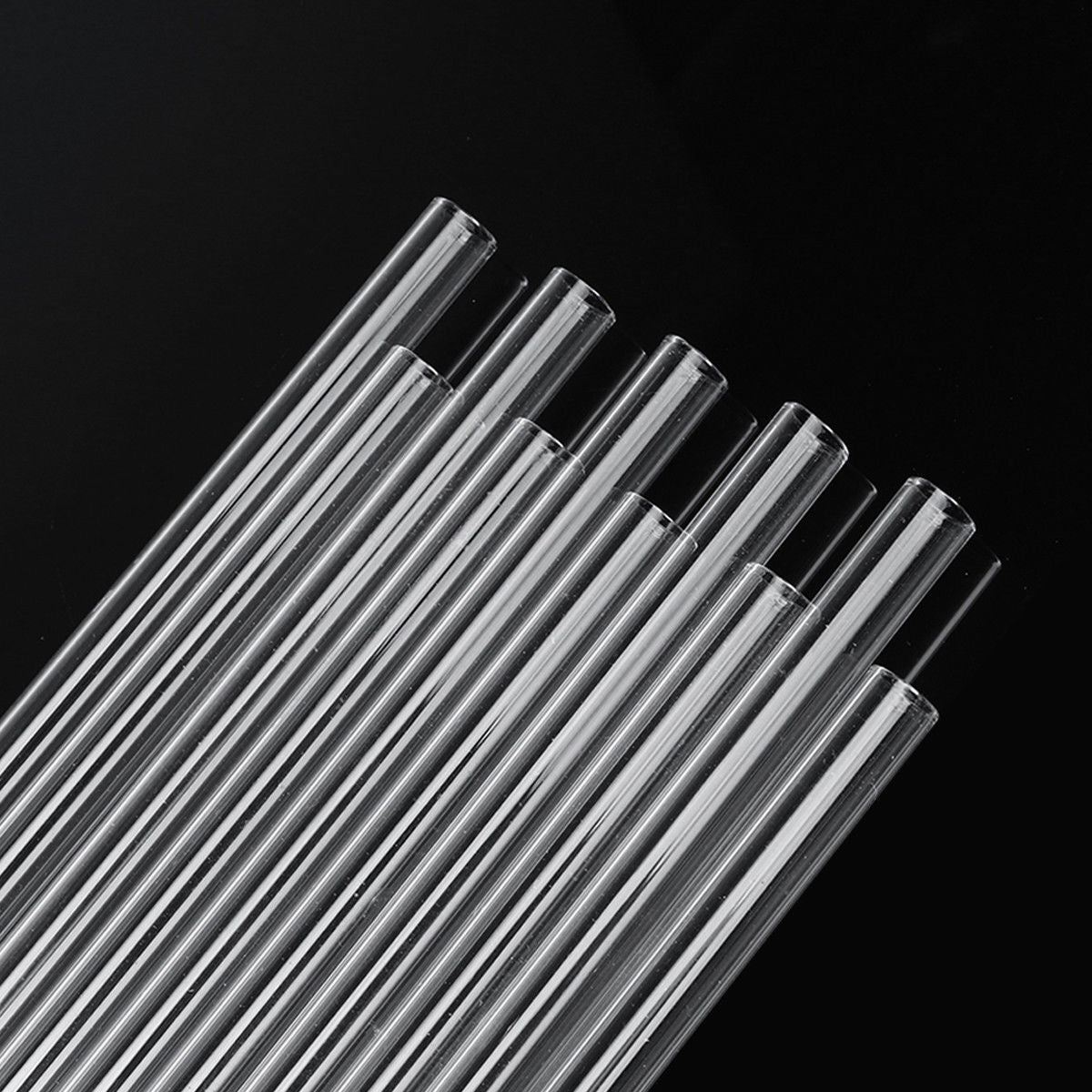 10X 300mm OD 10mm 1mm Glass Tubing Blowing Thick Tube Blow Wall Borosilicate