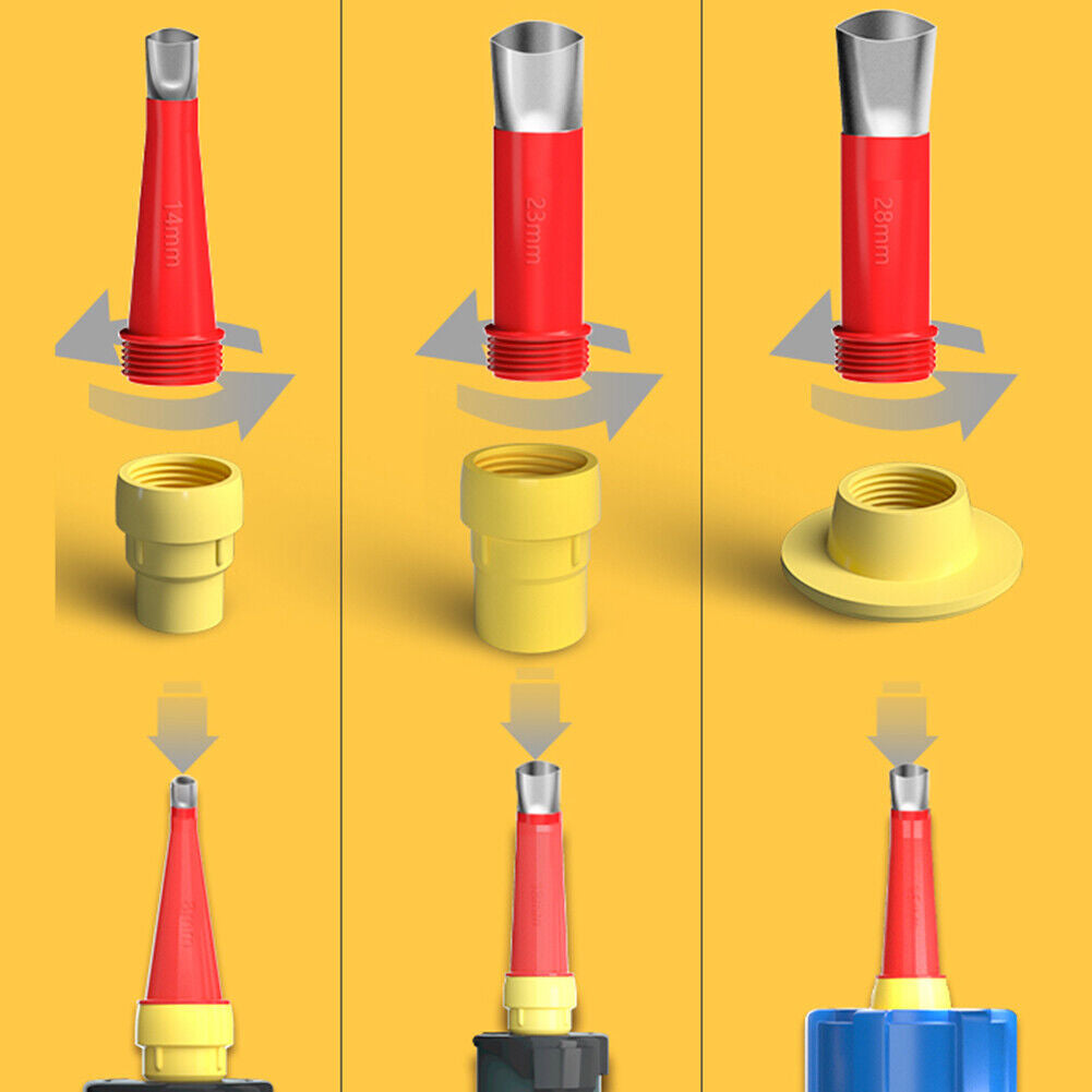 Caulking Caulk Nozzle Applicator with Base Kits Sealant Finishing Tools