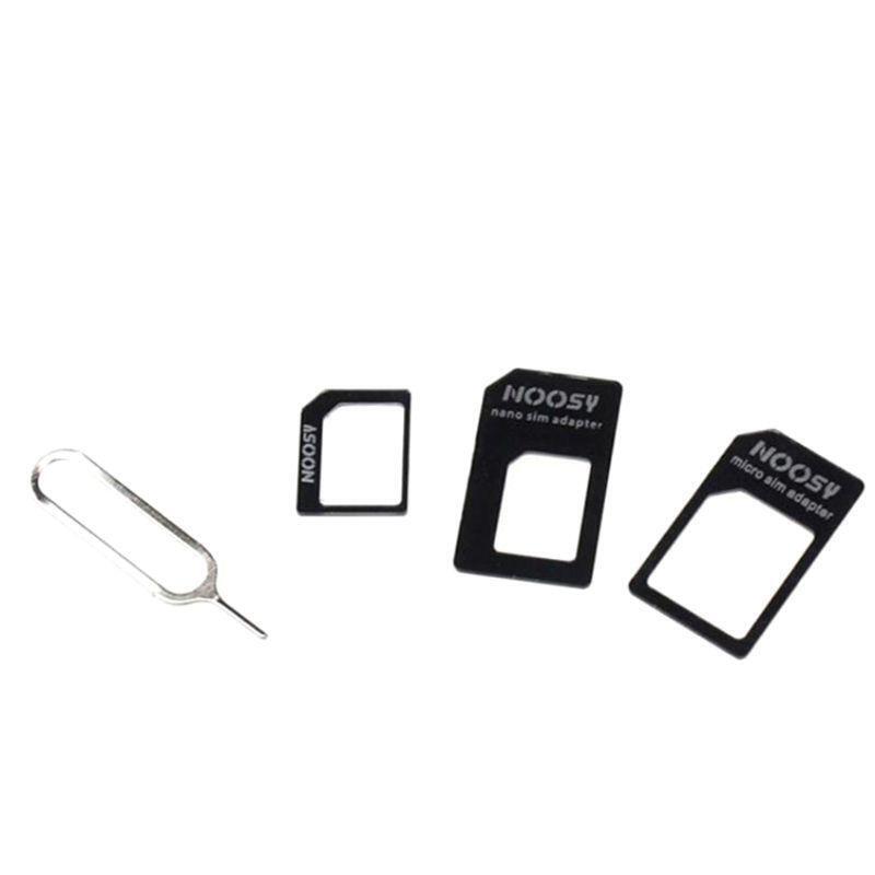 4 in 1 Convert Nano SIM Card to Micro Standard Adapter For Smart Phone 4G 5G LTE