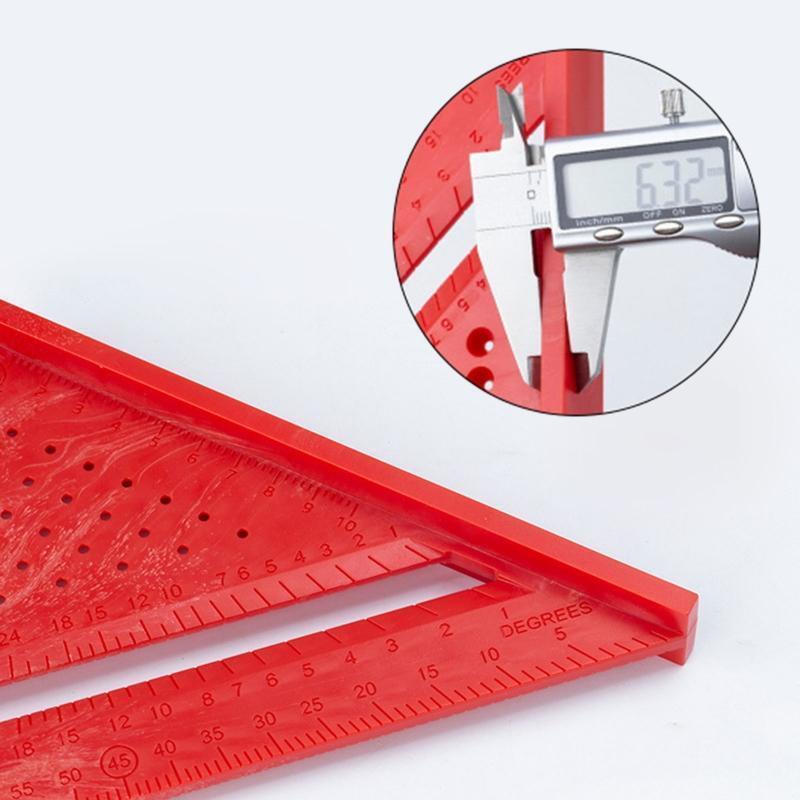 Woodworking Triangle Square Ruler Extendable Measuring Tool Carpenter Square