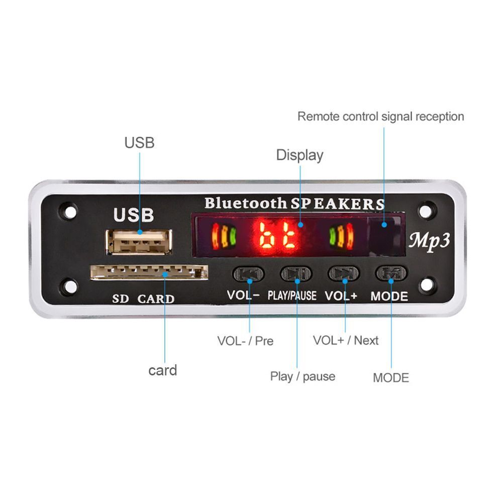 Stereo Built-in dashboard Car MP3 Player Radio Module Car Radio Decoder Board