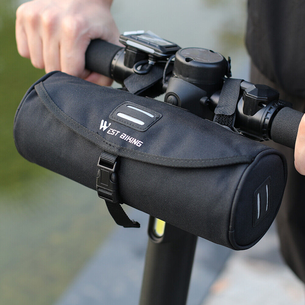WEST BIKING Bicycle Bag Waterproof Front Tube Frame MTB Handlebar Pannier