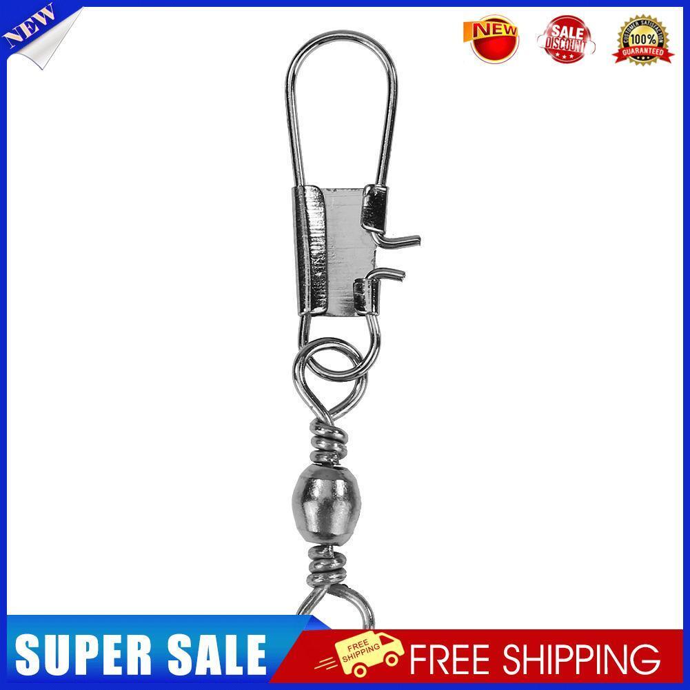 50pcs Fishing Connector Bowl Rotary Ring + B Pin Eight-character Ring (10)