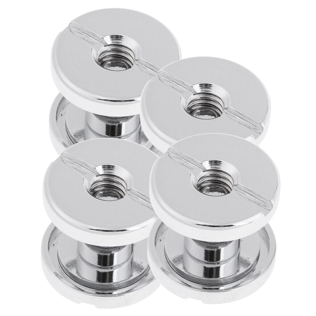4Pc Heavy Duty Book Screw Back Plate Hardware for Scuba Diving BCD Equipment