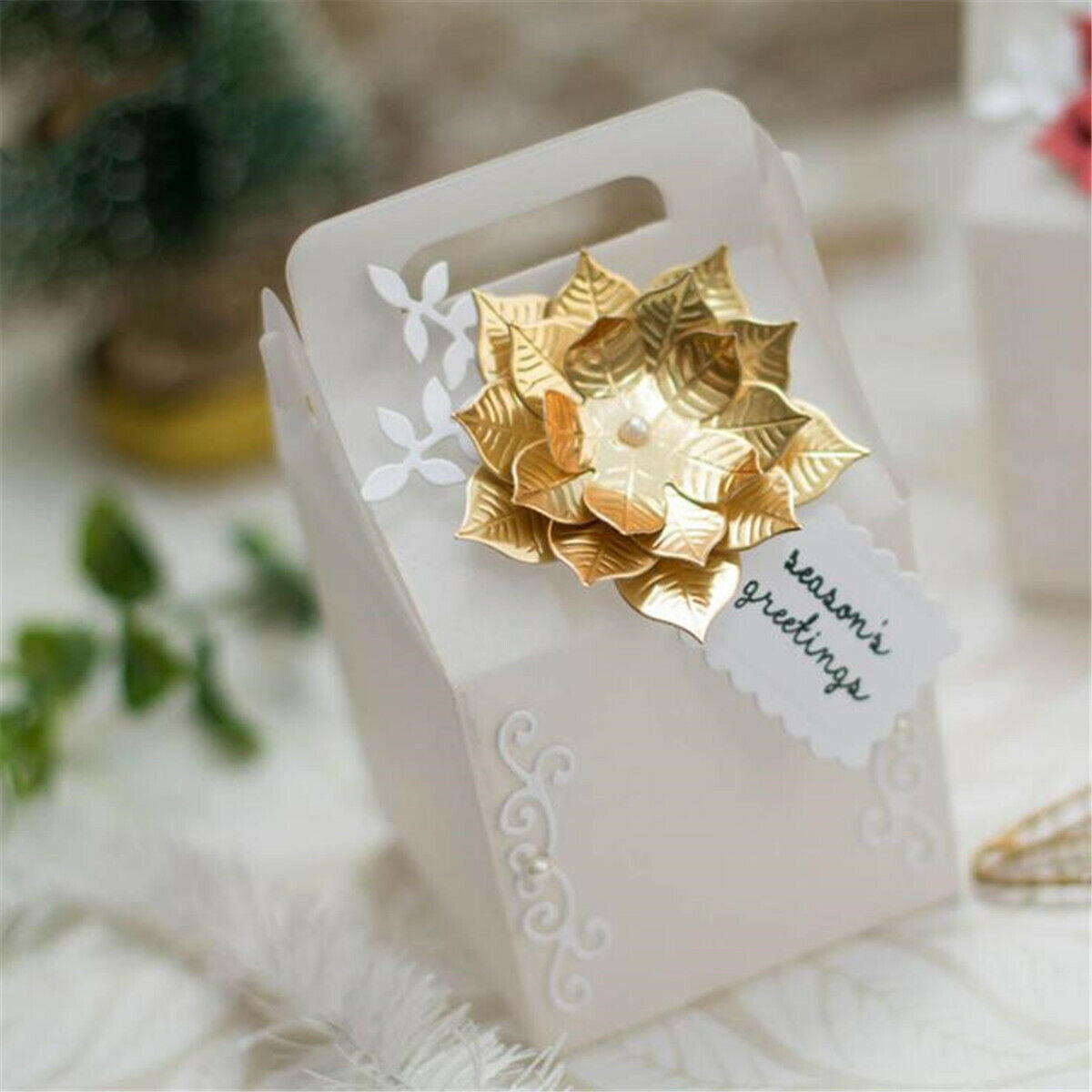 House Box Metal Cutting Dies Embossing Stencil DIY Scrapbooking Album Card Mold