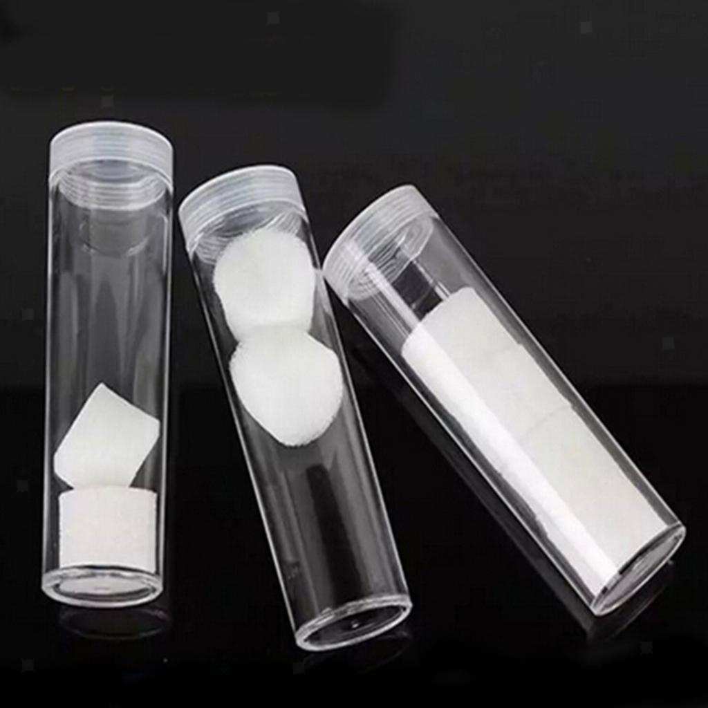 10x Clear Coins Tube Cases  Organizer Container for 25 Coins 20.5mm
