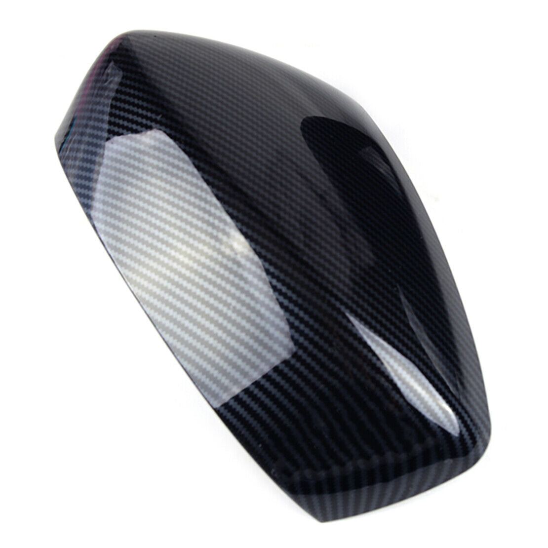 2x Carbon Fiber Style Rearview Side Mirror Cover Fit for Mazda 3 Axela 14-16 Li
