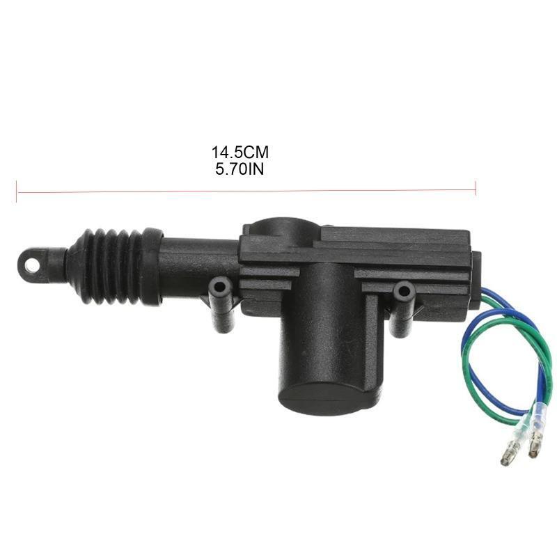 Electric Power Door Lock Actuator 2 Wire 12Volt Car Alarm System Single Gun Kit