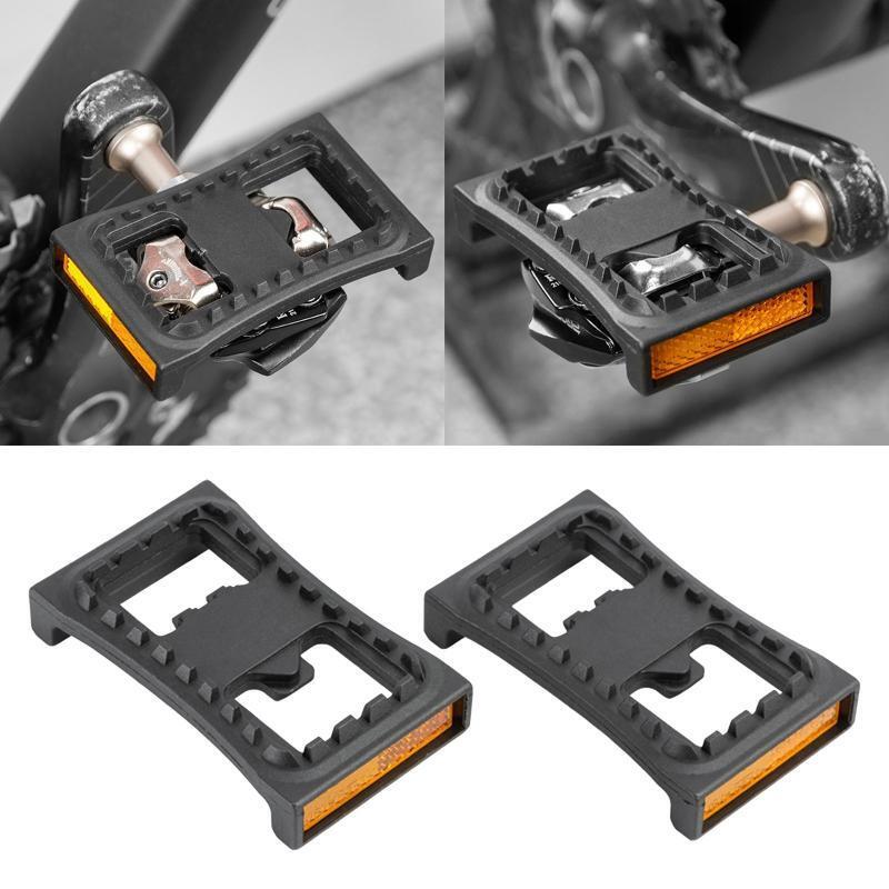 Casual SPD Pedal Flat Compatible with Shimano Bike, Pedal without Clip for MTB