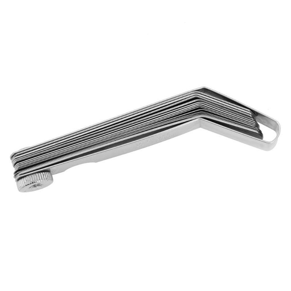 Tappets Valve Offset Stainless Steel 16 Blades 100mm Feeler Gauge Metric Gauge