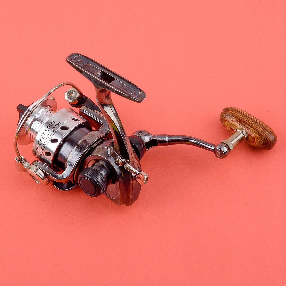 Mini Spinning Reel Metal Spool Small Winter Ice Fishing Reel Bass Pike