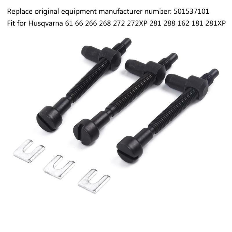 3Pcs Chain Adjuster Tensioner For HUSQVARNE 268 272 XP 266 61 66 281 288 162 181