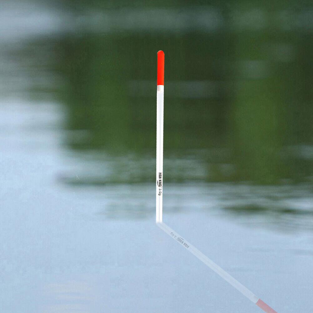 10pcs/Set Transparent Fishing Floats Plastic Hollow Stick Buoy Tube Waggler