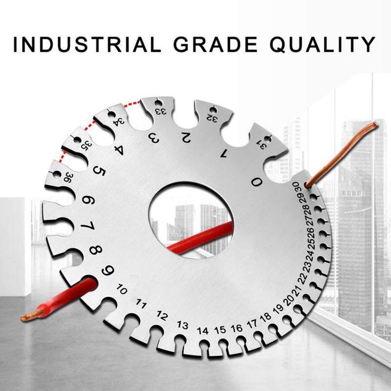 Dual Sided Metal Sheet Guage Stainless Steel Wire Metal Sheet Thickness Gauge