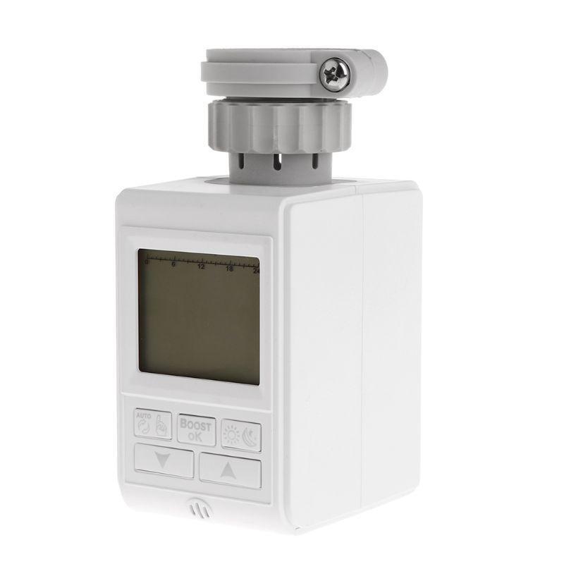 Programmable Thermostat Timer TRV Radiator Valve Actuator Temperature Controller