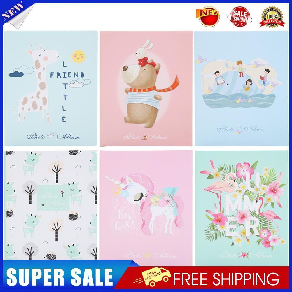 100 Sheets Cartoon Photo Album Scrapbook Kids Birthday Memory Book Gifts