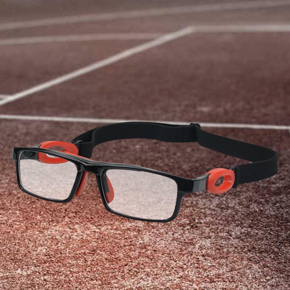 Basketball Glasses for  Anti-Collision Safety Eyewear for Tennis Black