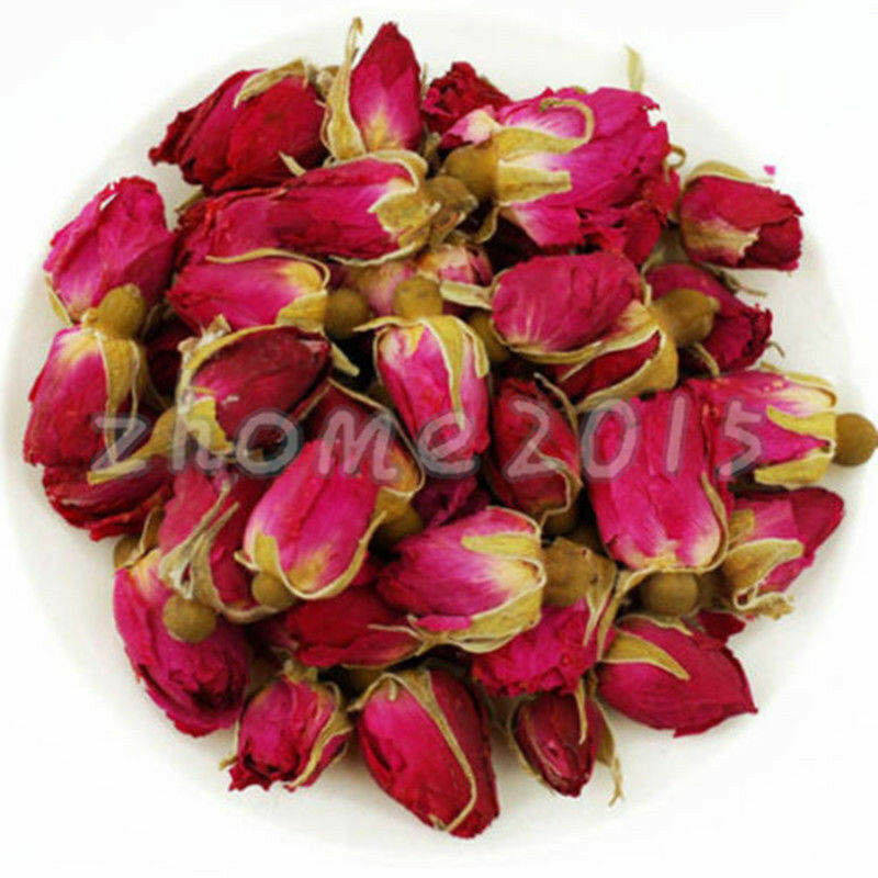 50g Organic Red Rosebud Rose Buds Flower Floral Herbal Dried Health Chinese Tea