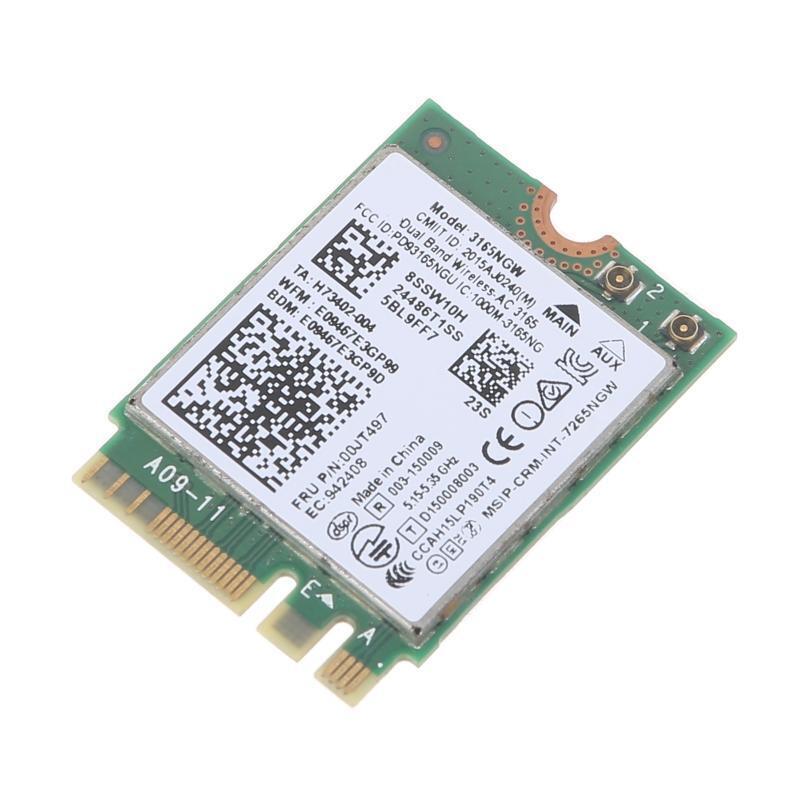 00JT497 3165NGW Wireless-AC Dual Band for Thinkpads Bluetooth-com WiFi Card