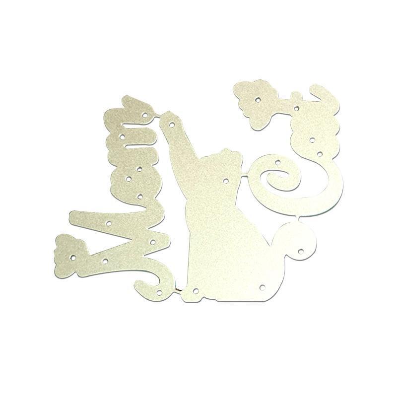 Cat Mom Metal Cutting Dies Photo Album Decoration Accessories DIY Crafts