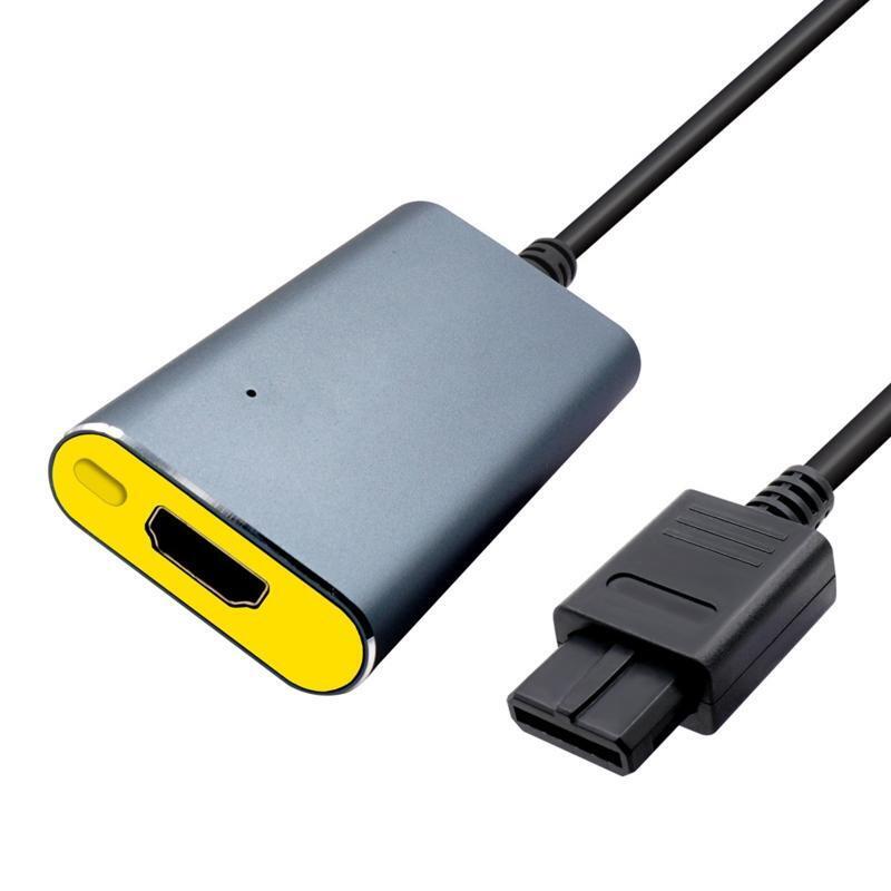 480P HDMI-compatible LineDoubler Adapter ConverterN64/NGC/SNESS-video/Composite