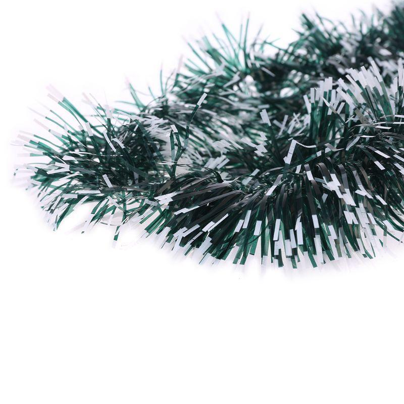 Green Christmas Tinsel Garland for Tree Tinsel Twist Garland Festivals Parties