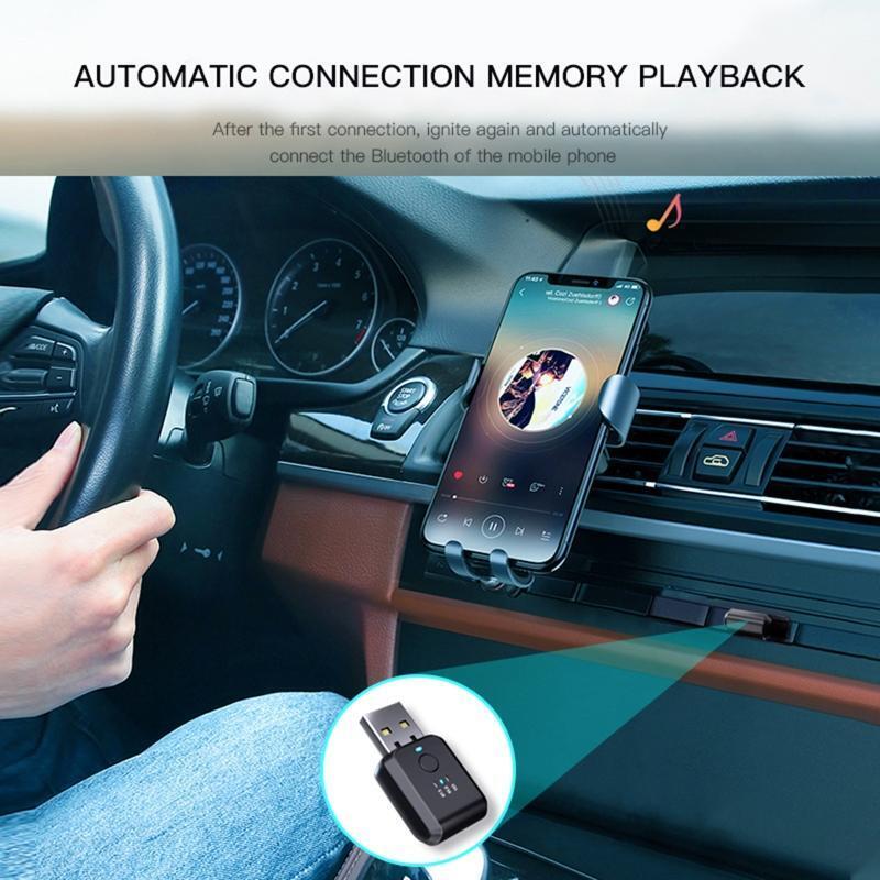 Car Wireless FM Transmitter Bluetooth-compatible 5.1 Radio Modulator Noise Free