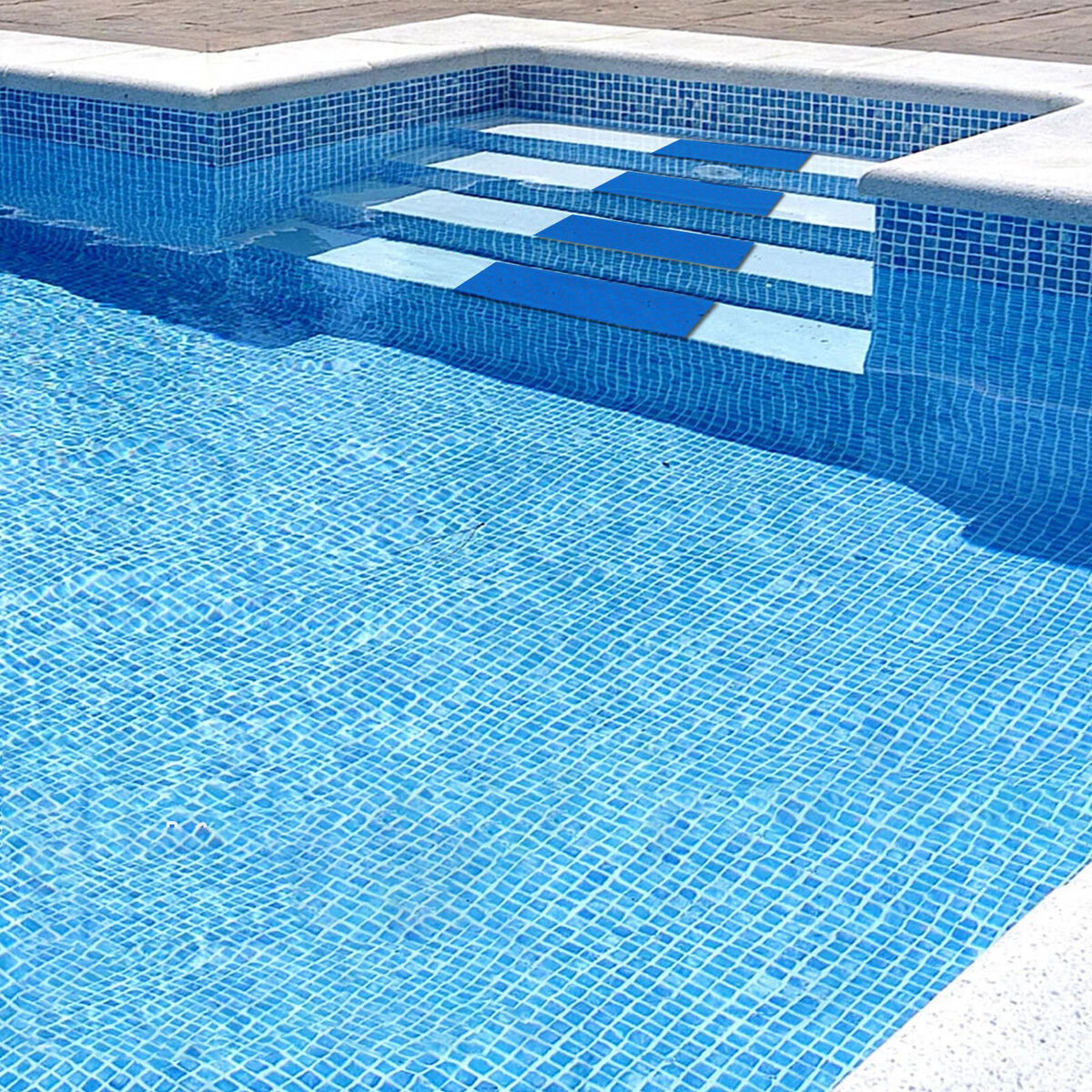 Flexible Swimming Pool Ladder Mat - Wear-resistant & Non-slip Pool Step Pad