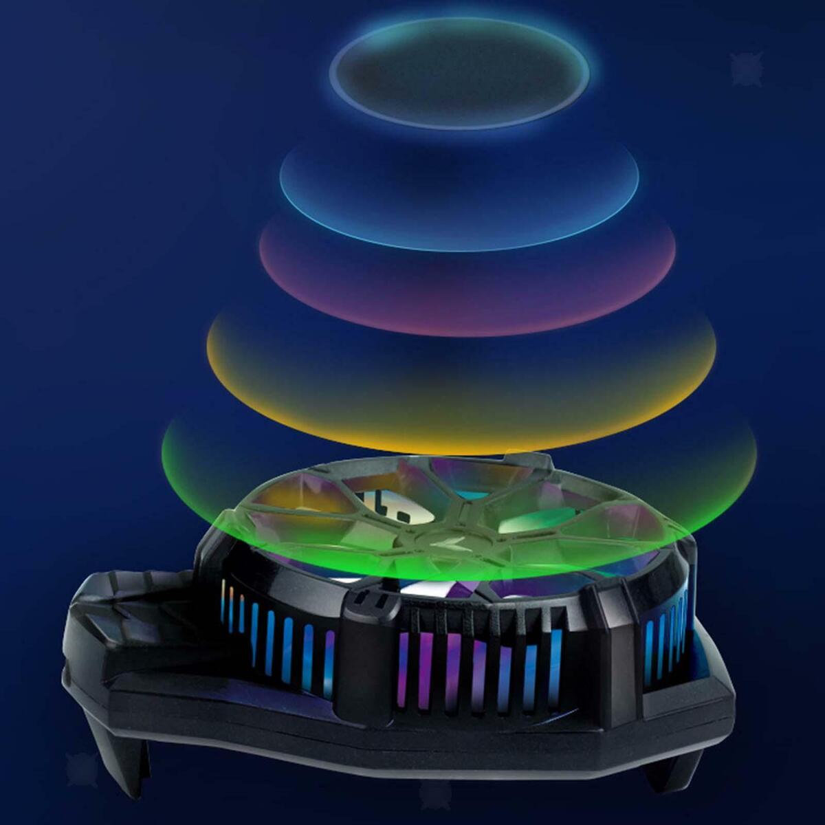 Cell Phones Cooler RGB Cooling Fan for  Gaming Watch Videos