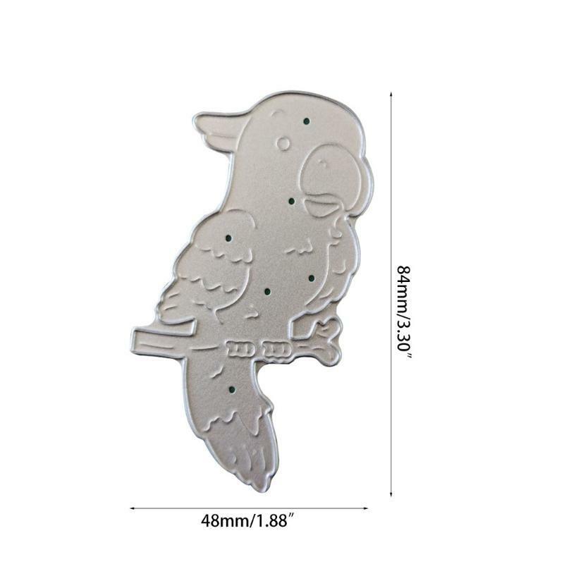 Parrot Metal Cutting Dies Stencil Scrapbooking DIY Album Stamp Paper Card Emboss