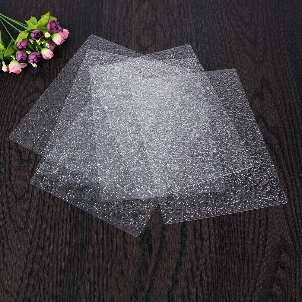 6pcs Floral Texture Sheet Set Sugar Craft Decoration Texture Mat Cake Mold