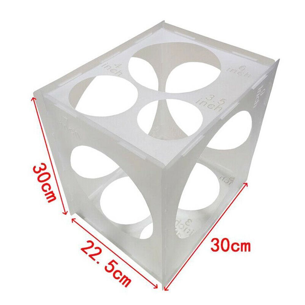 Supplies Birthday Measurement Tool Balloon Decor Balloon Sizer Box Square Case