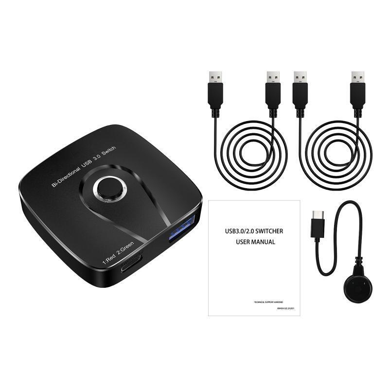 USB 3.0 Switch USB Switch Selector USB Bi-directional Switcher Box USB Sharing
