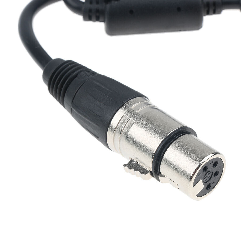 DC Coupler  Supply Cable Cord Wire -4PXLR for BMD  Mini Camera
