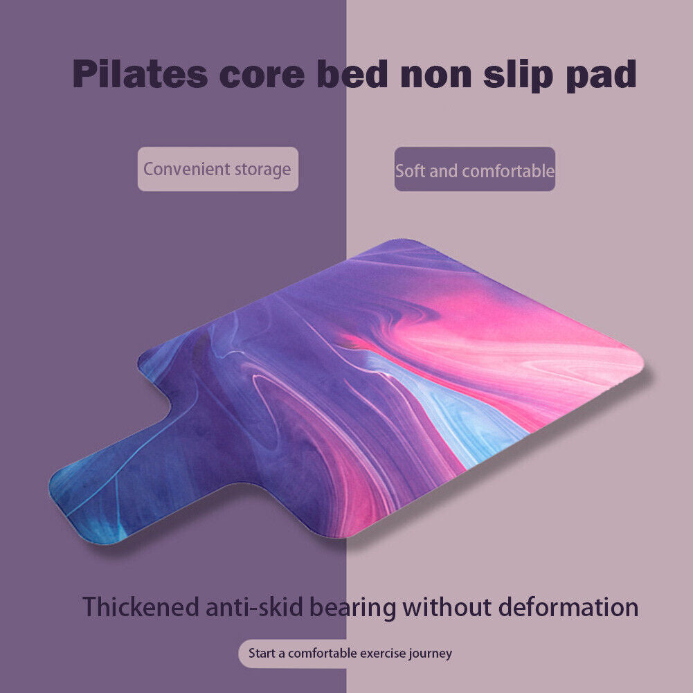 Non-Slip Pilates Reformer Mat Natural Rubber Yoga Meditation Pad (Colorful)