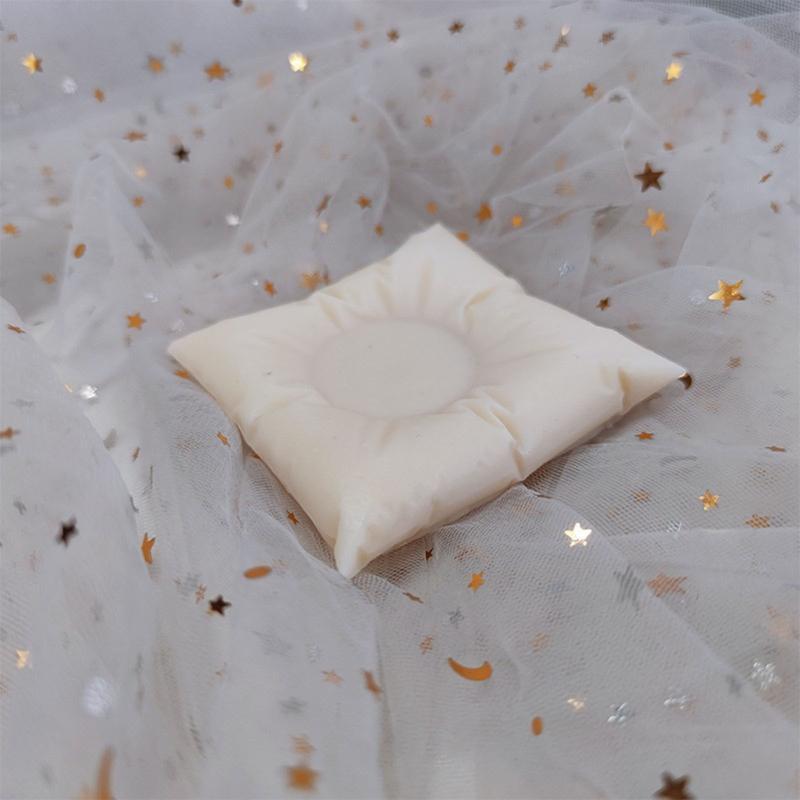 DIY Silicone Candle Holder Mold Handmade Pillow Candlestick Mold for Diy Crafts