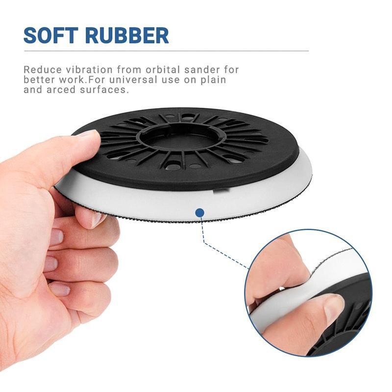 Hook and Loop Polishing Disc 6''/150mm Dust Free Sanding Pad for BO5041 M9202B