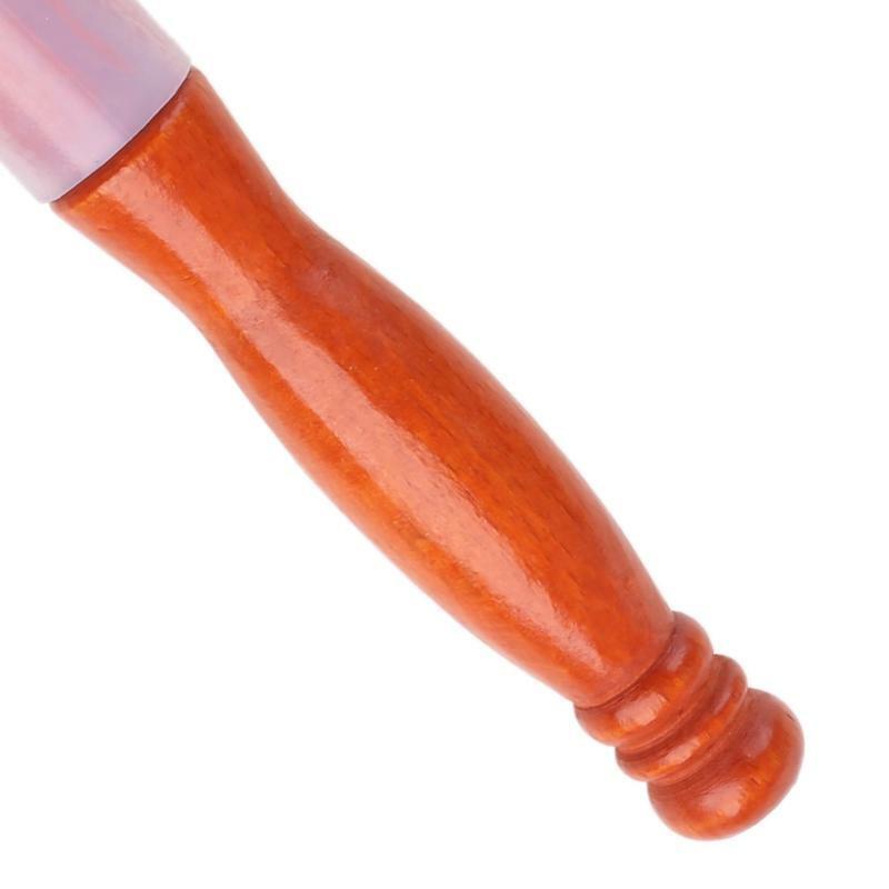 Handmade Wooden Rubber Mallet Stick Beater Striker for Ode Crystal Singing Bowls