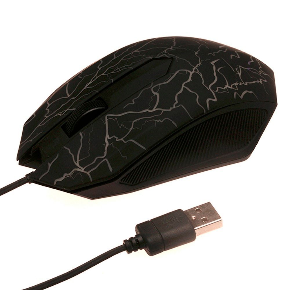 1000 DPI Ergonomic USB Game Backlight Gaming Mice Wired Mouse For PC Laptop