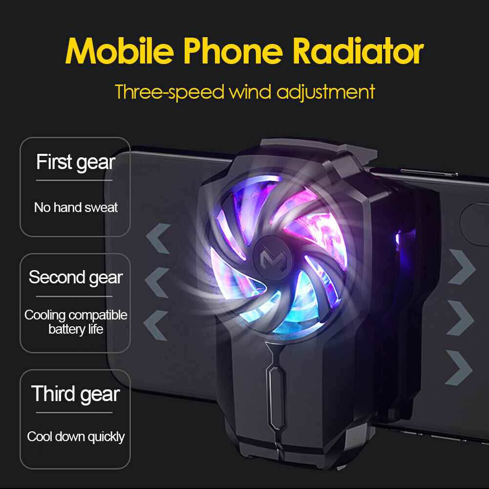 Gaming Mobile Phone Cooling Fan USB Rechargeable Gamepad Radiator Cooler