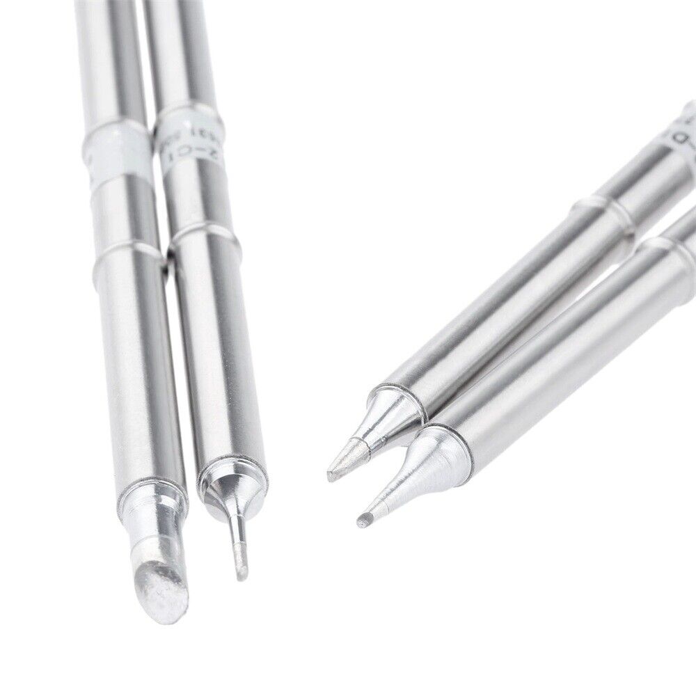 Replacement T12 Solder Iron Tips T12-C4 T12-C1 T12-D12 T12-BC1 Soldering Tool 4X