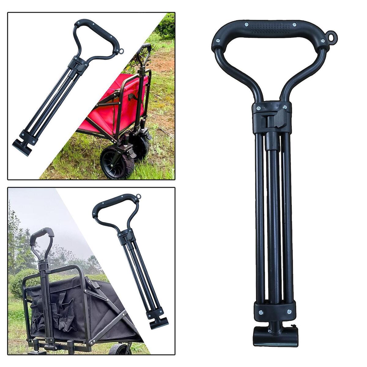 Pull Handle Replacement for Collapsible Wagon Cart Shopping Cart Outdoor