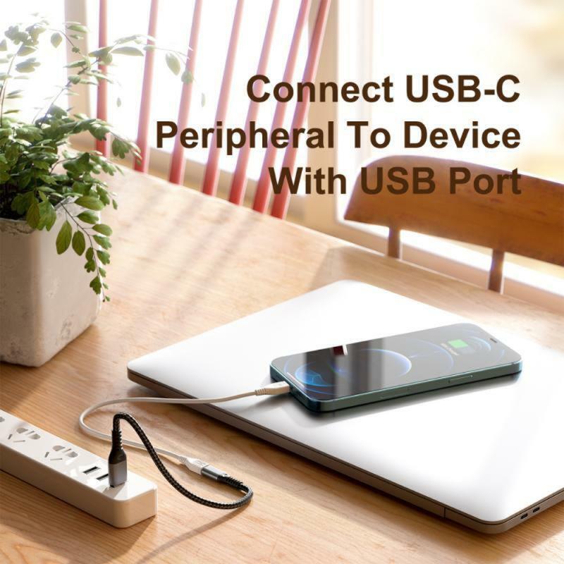 Durable Type-C/USB-C Female to USB3.0 Male Converter Cable for Cellphone Tablets