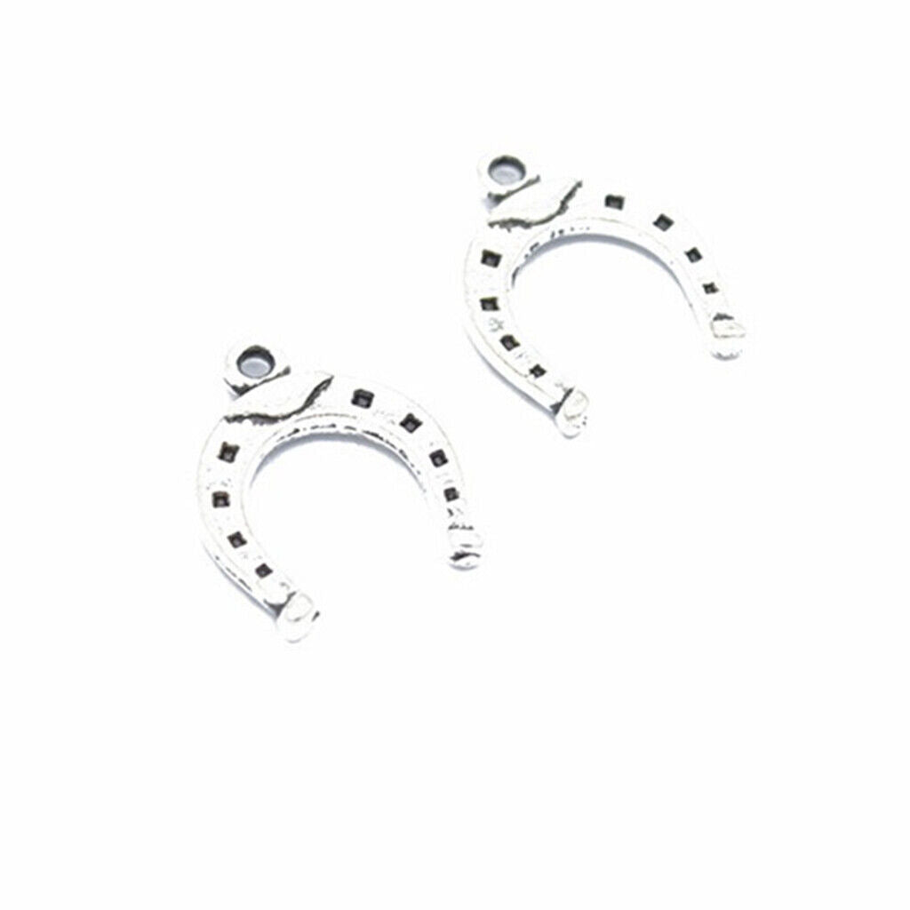40 Pieces 4    Shape Charms Pendants for Jewelry Making
