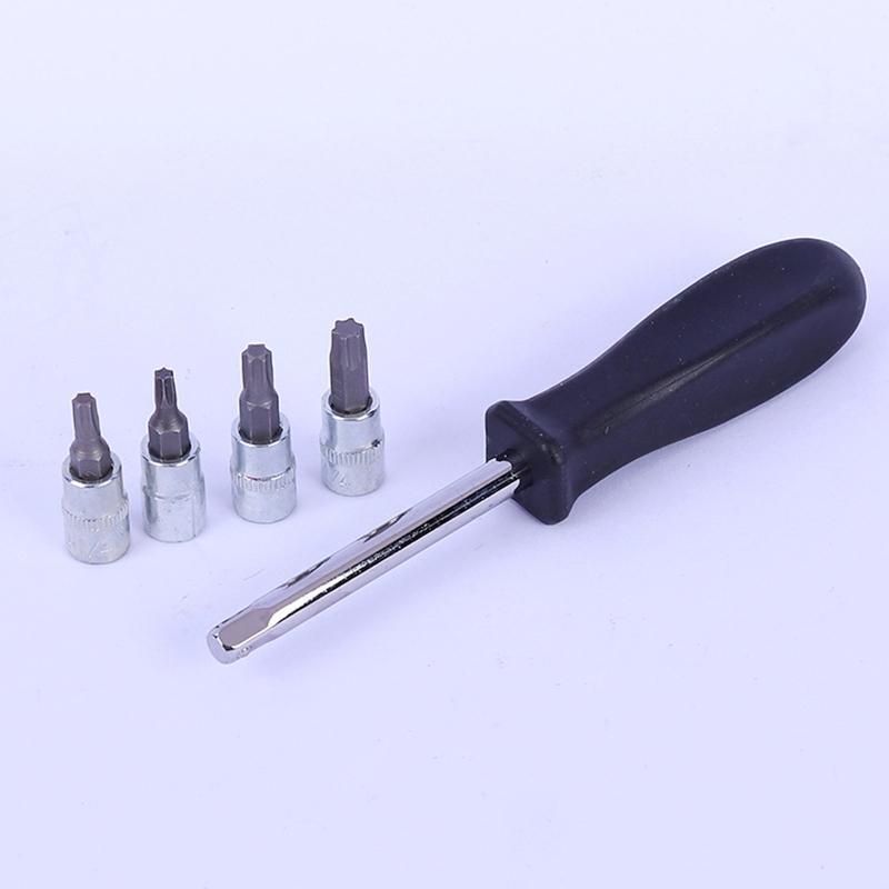 Car Repair Tool Kit Auto Ratchet Wrench Screwdriver Socket DIY Power Tools 46pcs