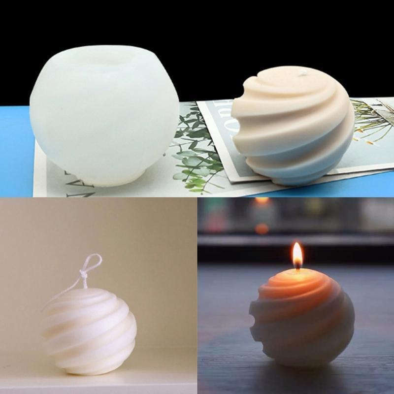 Large Thread Ball Silicone Candle Mold Irregular Shape Crystal Production Mould