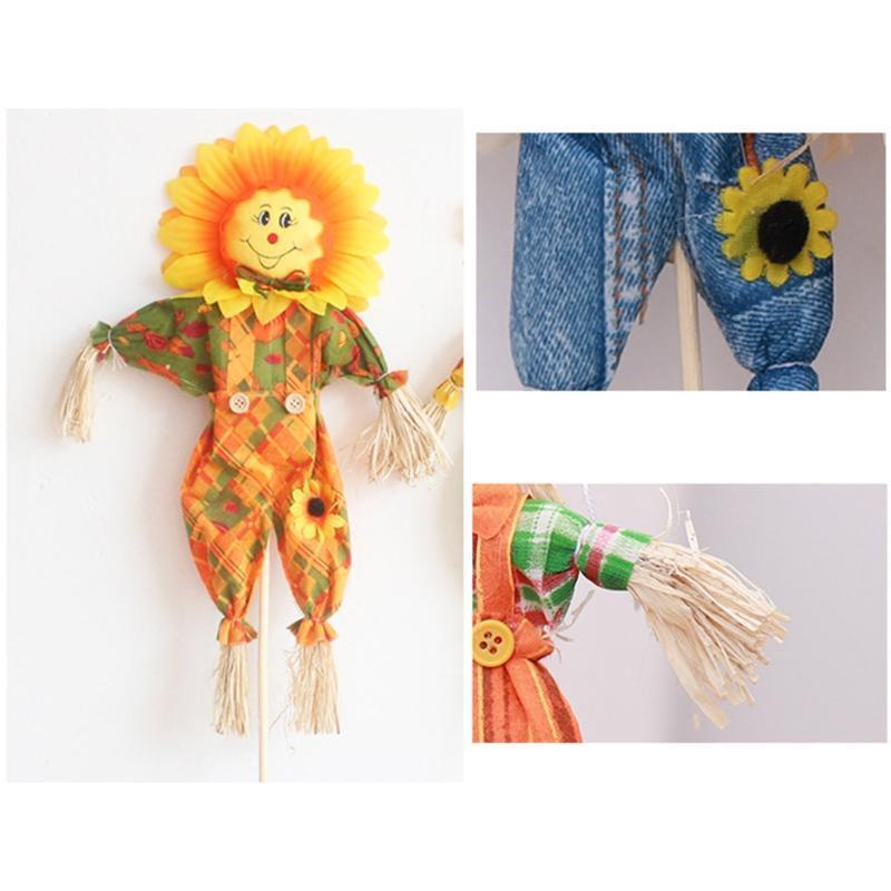 Halloween Scarecrow Decoration for Garden Home School Yard Scarecrow Decor